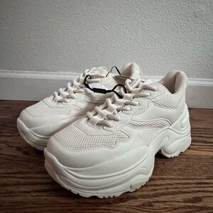 NWT Zara Women's Cream Chunky Sneakers